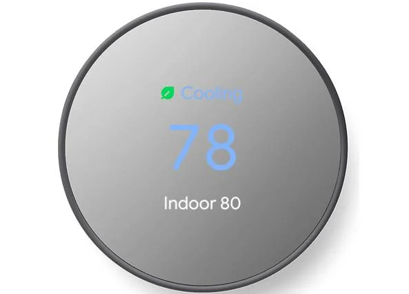 google nest thermostat charcoal
